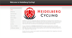 Desktop Screenshot of heidelbergcycling.co.za